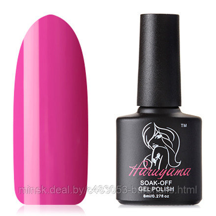 Гель лак Haruyama (насыщенно-розовый) Gel Polish, 8 ml., фото 2