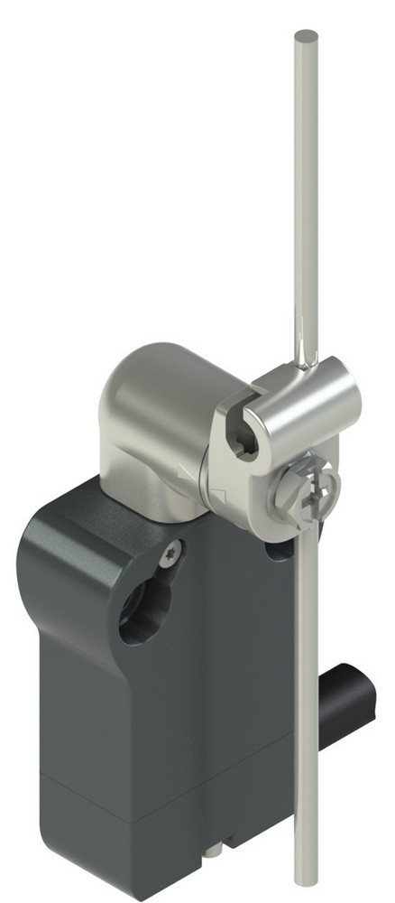 NB B122LE-DN2 Pizzato Elettrica Модульный выключатель со встроенным кабелем с металлическим вращающимся рычагом с регулируемым нержавеющим стальным