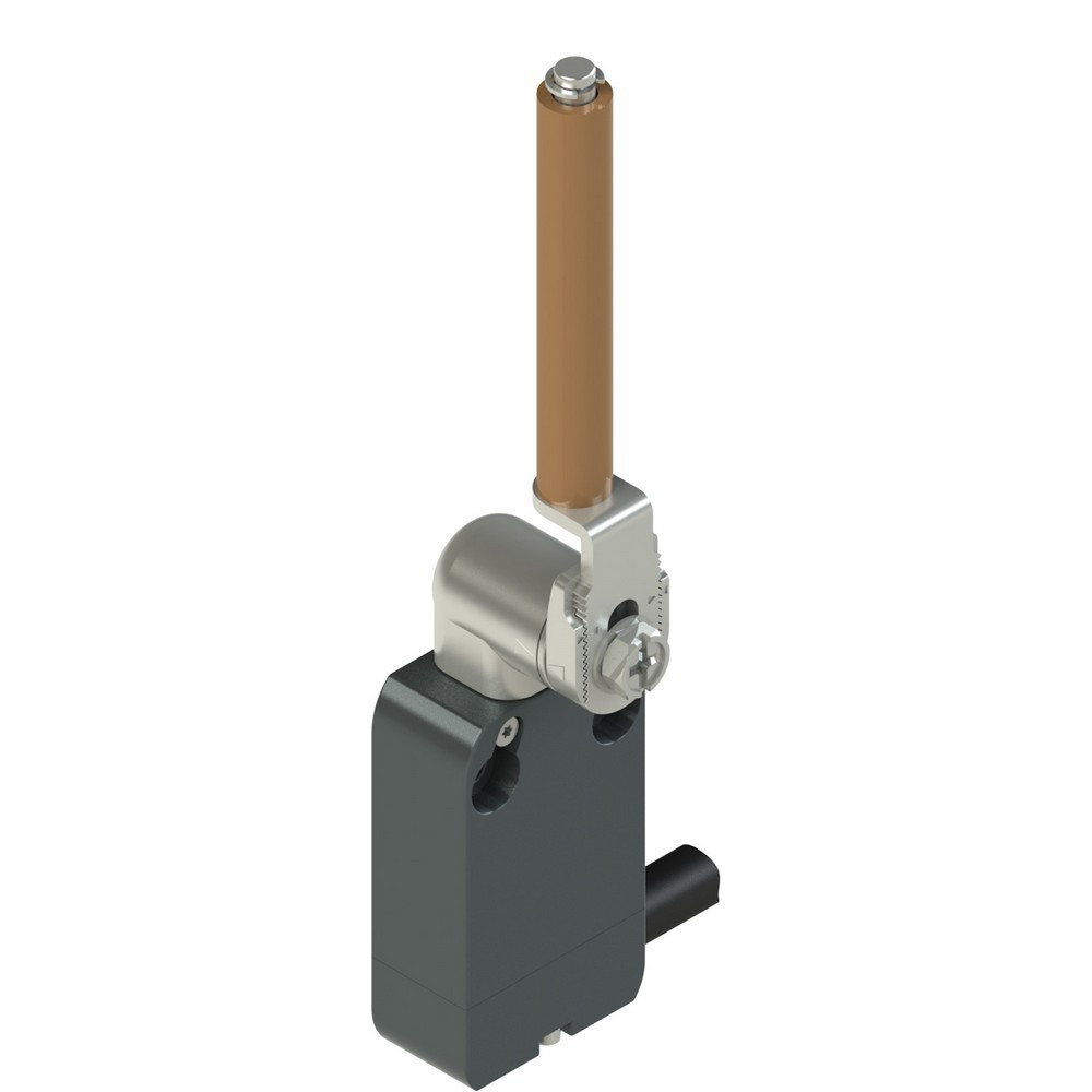 NA G222LP-DN2E24 Pizzato Elettrica Модульный выключатель со встроенным кабелем с металлическим поворотным рычагом с фарфоровым роликом