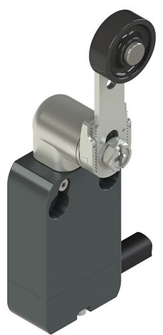 NA G222KF-DN2 Pizzato Elettrica Модульный выключатель со встроенным кабелем с регулируемым прямым металлическим поворотным рычагом и роликом O 20 мм, фото 2