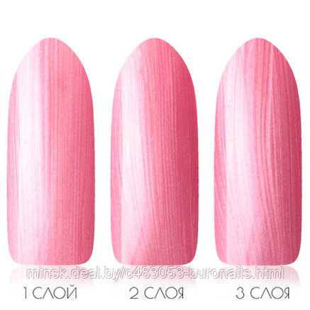 Гель лак Haruyama (розовый с золотым перламутром) Gel Polish, 8 ml., фото 2