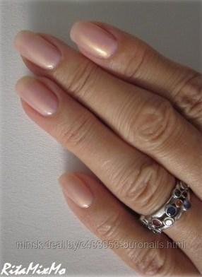 Гель лак Haruyama (нежно розовый с золотым перламутром) Gel Polish, 8 ml., фото 2