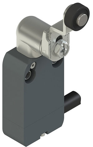 NF B112KD-DN1 Pizzato Elettrica Модульный выключатель со встроенным кабелем с регулируемым металлическим поворотным рычагом и роликом O 14 мм, фото 2