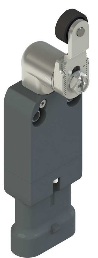 NF B112KC-SAK Pizzato Elettrica Модульный выключатель со встроенным разъемом с регулируемым металлическим поворотным рычагом и роликом диам. 14 мм