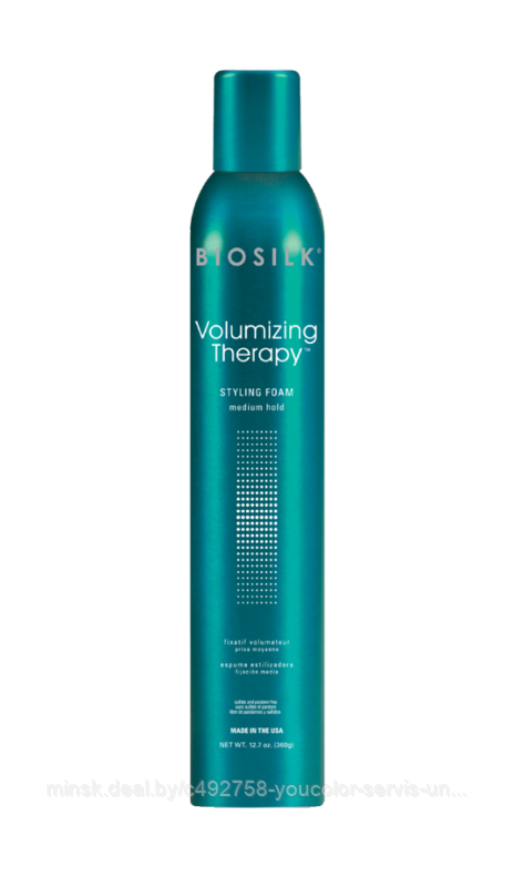Biosilk Volumizing Therapy Styling Foam - мусс для укладки волос 360гр