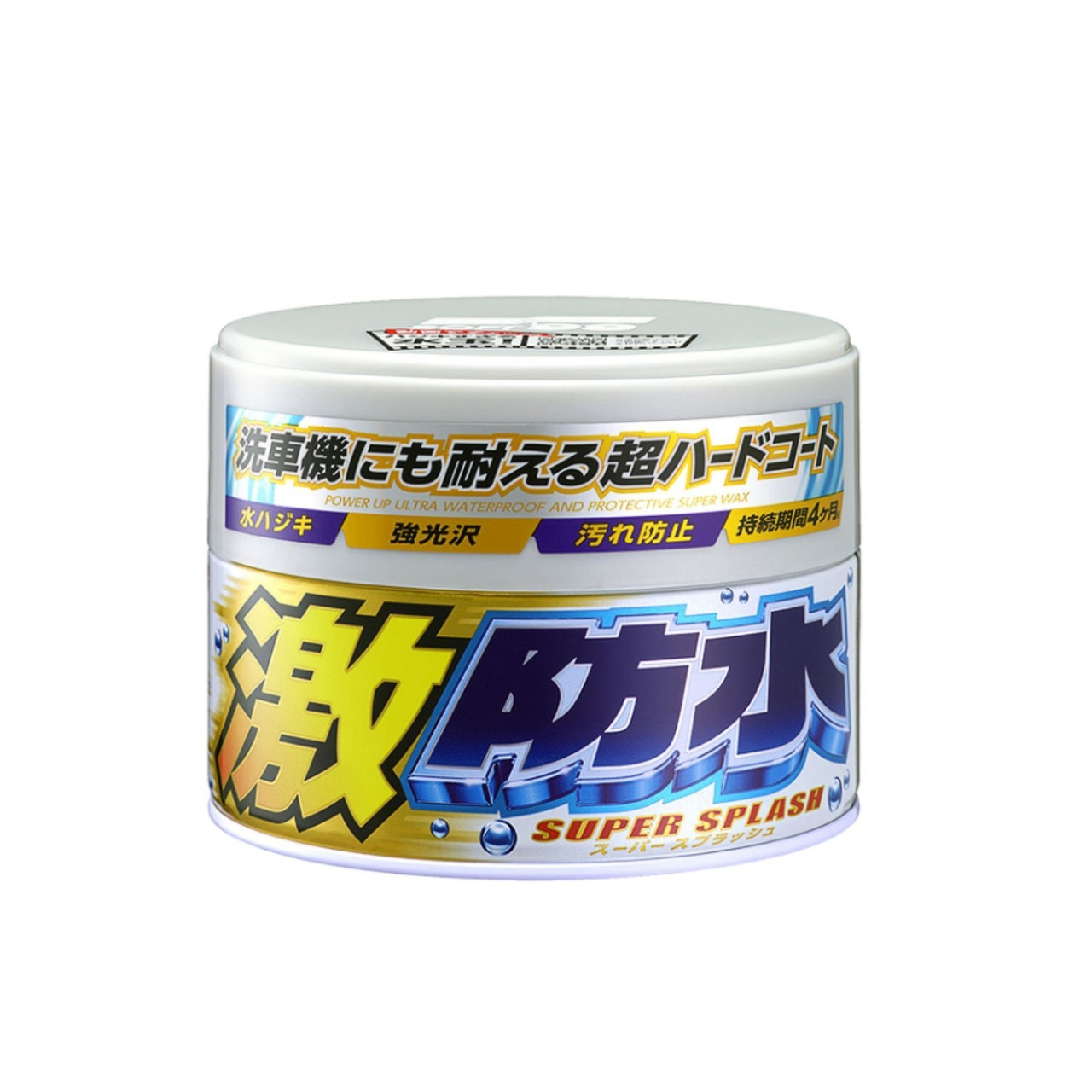 Water Block Wax Gloss Type - Водоотталкивающая полироль + глубокий блеск | Soft99 | 200г | Светлый