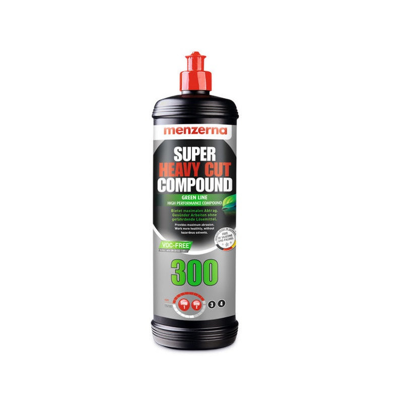 SHCC 300 Green Line (Super Heavy Cut Compound 300) - Универсальная высокоабразивная паста | Menzerna | 1л