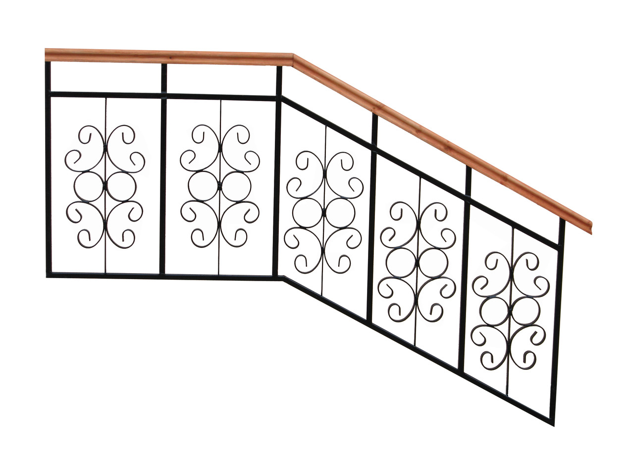 Кованые перила с орнаментом №5 - фото 1 - id-p114408744
