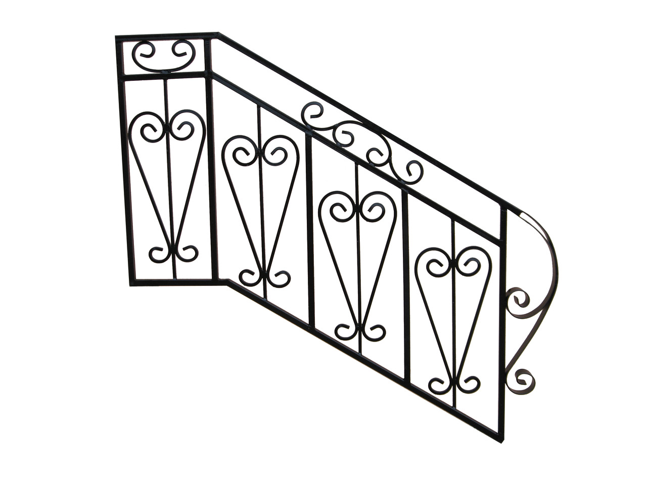 Декоративные кованые перила №8