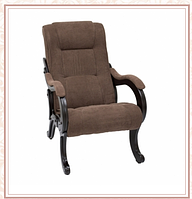 Кресло для отдыха модель 71 каркас Венге ткань Verona Brown