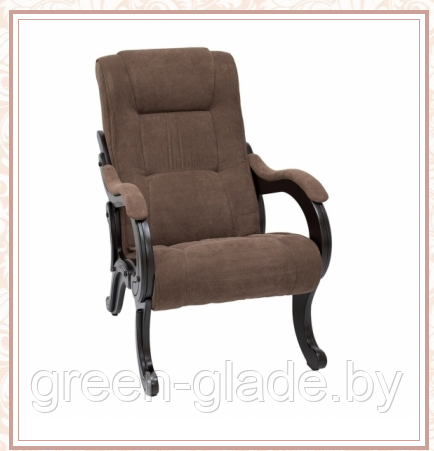 Кресло для отдыха модель 71 каркас Венге ткань Verona Brown