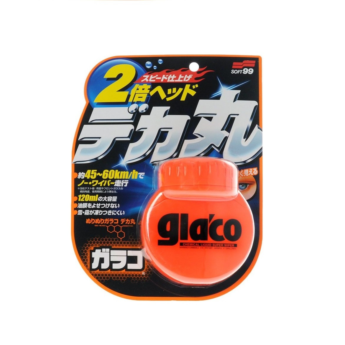 Glaco Large - Водоотталкивающий полироль - покрытие для стекла (антидождь) | Soft99 | 120мл - фото 1 - id-p24926369