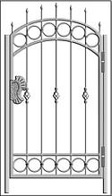 Калитка кованая арт.5004