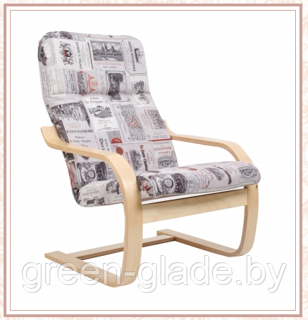 Кресло для отдыха Сайма каркас Береза ткань Vinum-03