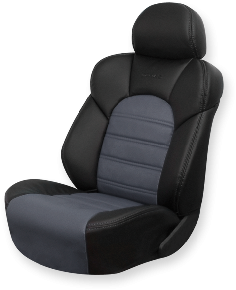 Чехлы на сидения Dinas Comfort, универсальные, черно-серые - фото 1 - id-p114423824
