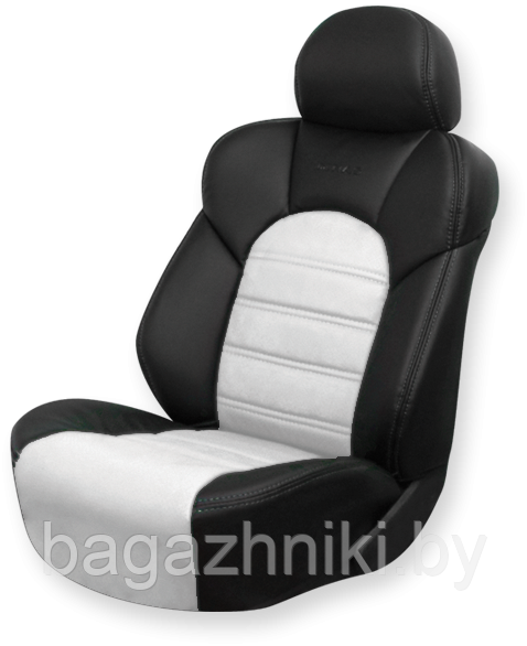 Чехлы на сидения Dinas Comfort, универсальные, черно-белые