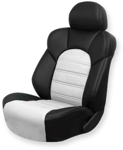 Чехлы на сидения Dinas Comfort, универсальные, черно-белые