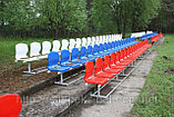 Пластиковое кресло Форвард 01 на стальной опоре тройное., фото 5