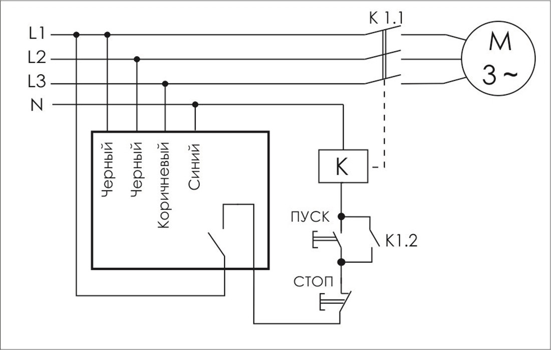 CKF Реле контроля наличия фаз (асимметрии и чередования) - фото 2 - id-p113845520