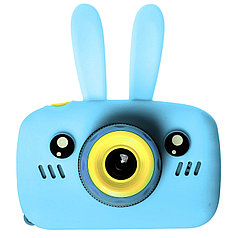 Детская цифровая камера GSMIN Fun Camera Rabbit (Голубой)
