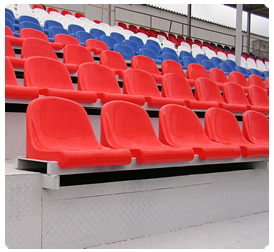 Сиденье пластиковое для стадионов с элементами крепления Арена или Лужники - фото 4 - id-p6701638