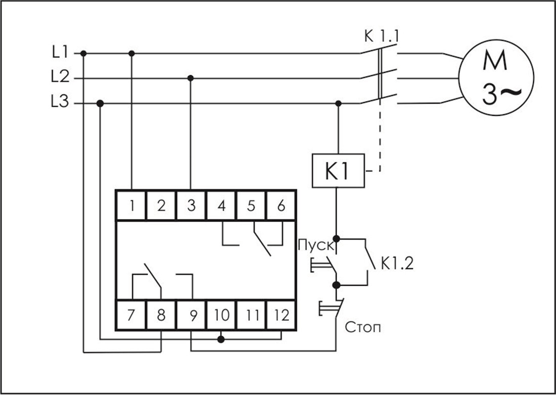 CKF-318 Реле контроля фаз с изолированной нейтралью - фото 2 - id-p113845533