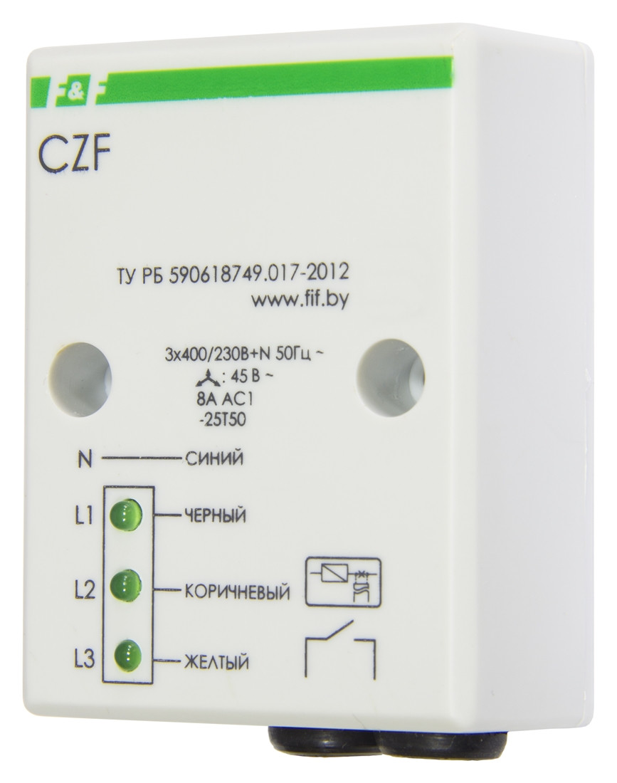 CZF Реле контроля наличия и асимметрии фаз - фото 1 - id-p113845535