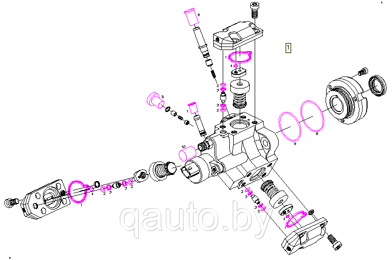 Ремкомплект ТНВД Bosch CP1 F01M101454 COMMON RAIL - фото 3 - id-p50686276