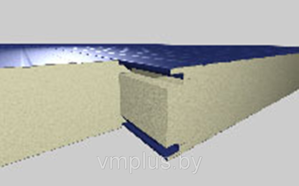 Сэндвич-панели стеновые 100 мм пенополиуретан (PUR