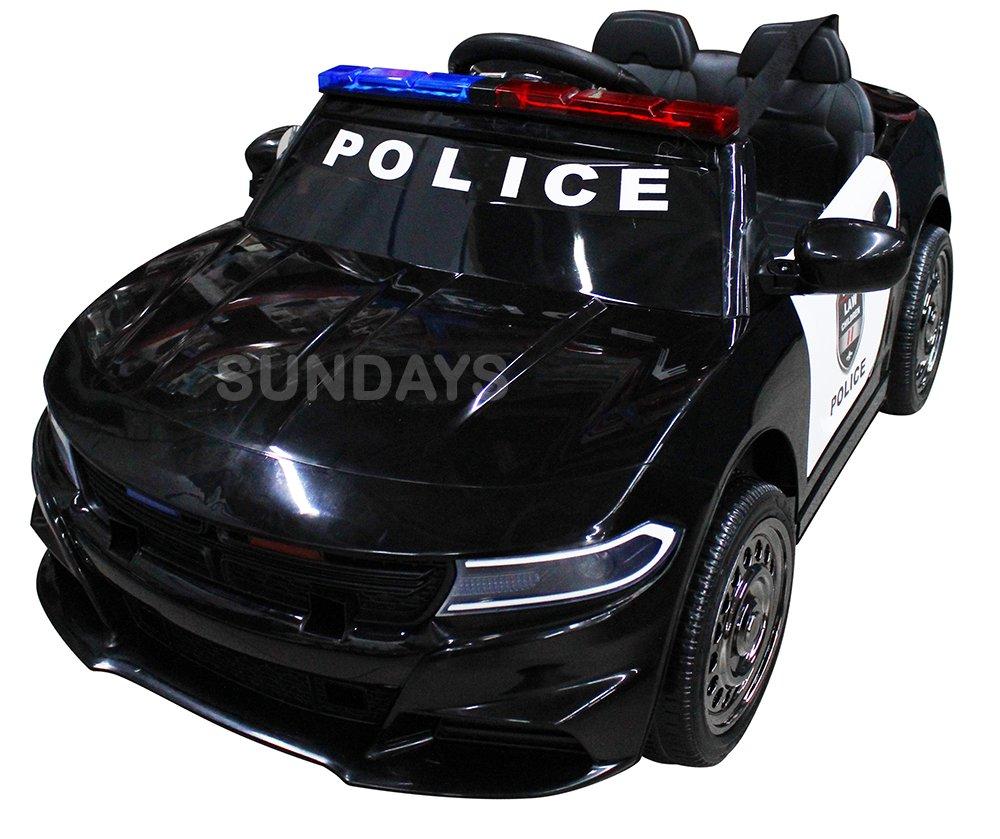 Детский электромобиль Sundays Dodge Police BJC666 черный