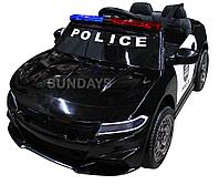 Детский электромобиль Sundays Dodge Police BJC666 черный