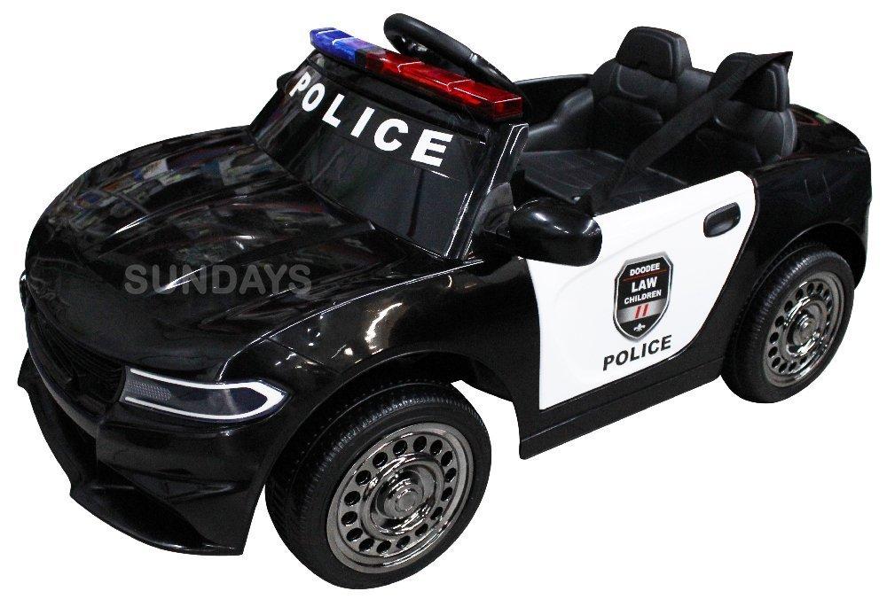 Детский электромобиль Sundays Dodge Police BJC666 черный - фото 2 - id-p114448511