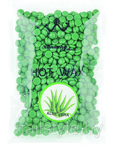 Воск пленочный в гранулах Konsung Beuty Hot Wax Aloe Vera 100 гр.