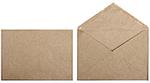 Конверт почтовый 162*229 мм (С5) декстрин, чистый, треугольный клапан, крафт бумага