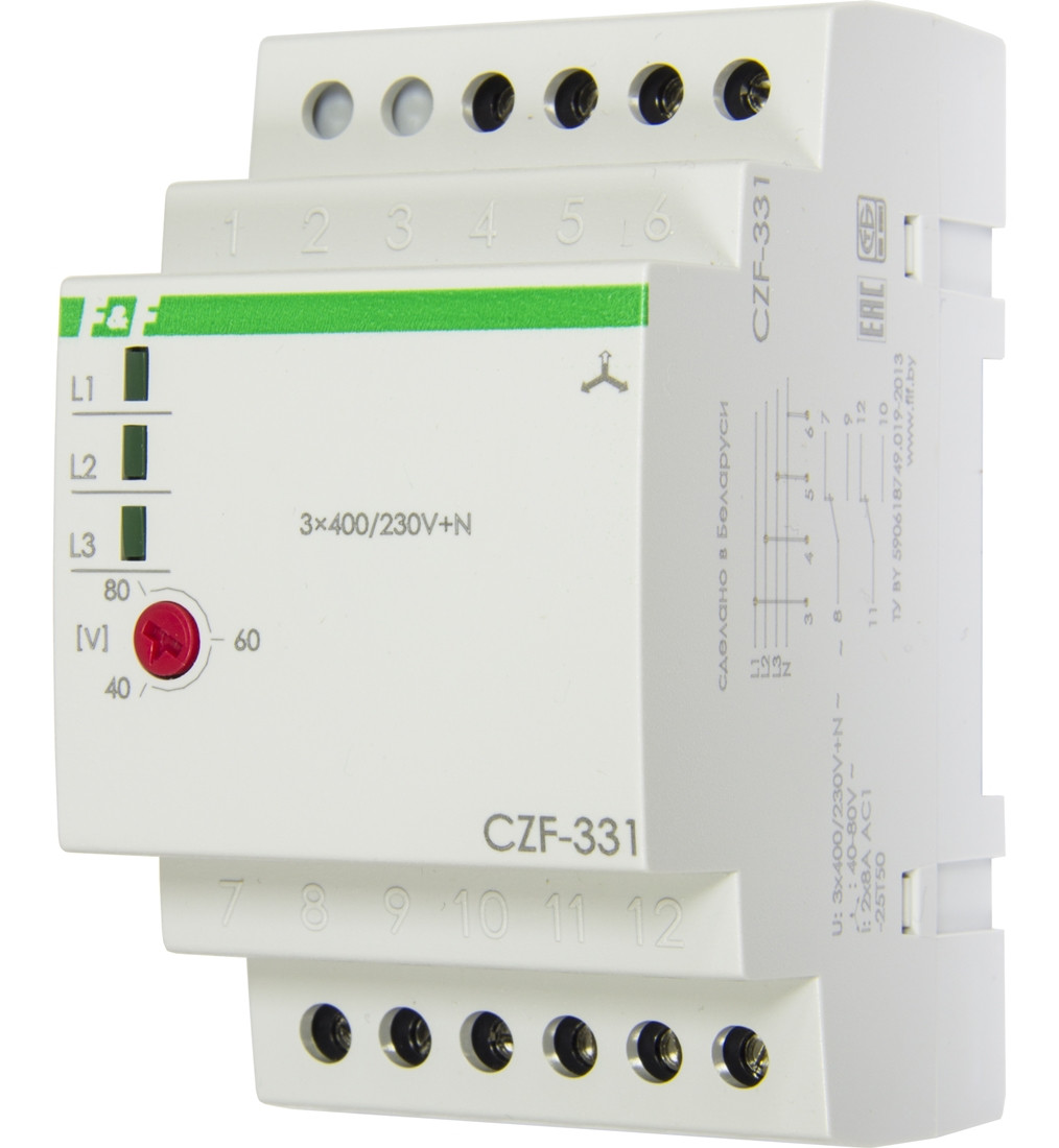 CZF-331 Реле контроля наличия и асимметрии фаз - фото 1 - id-p113845542
