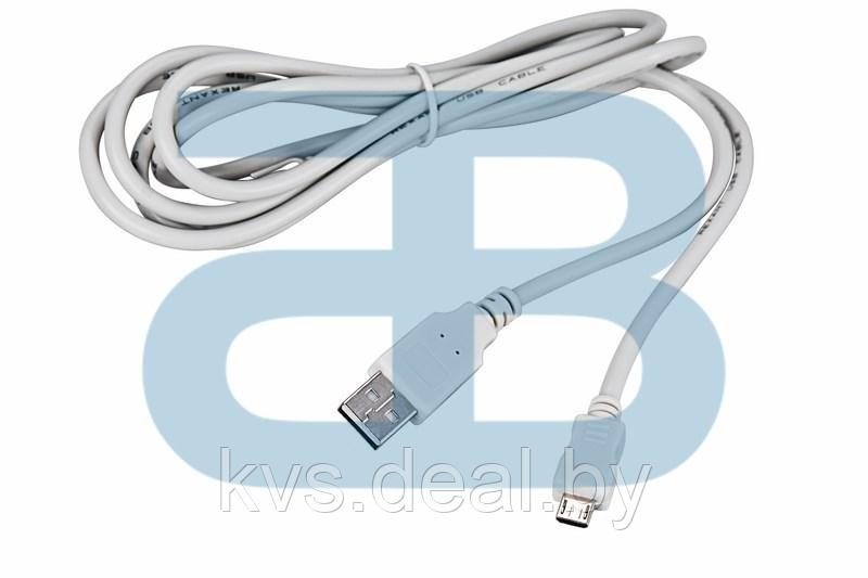 Кабель micro USB (male) штекер - USB-A (male) штекер, длина 3 метра, белый (PE пакет) REXANT - фото 1 - id-p114496301