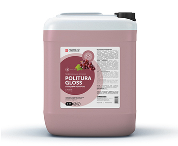 Politura Gloss - Глянцевая полироль-очиститель для пластиковых, виниловых и кожаных изделий | Complex | Виноград, 5л