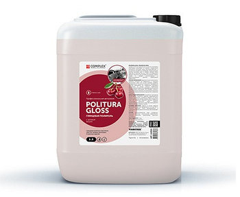 Politura Gloss - Глянцевая полироль-очиститель для пластиковых, виниловых и кожаных изделий | Complex | Вишня, 5л