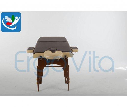Массажный стол ErgoVita MASTER коричневый+бежевый - фото 3 - id-p114497909