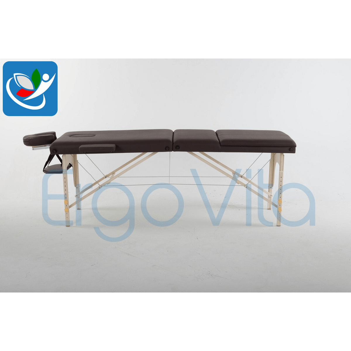 Массажный стол ErgoVita MASTER PLUS коричневый - фото 4 - id-p114498386