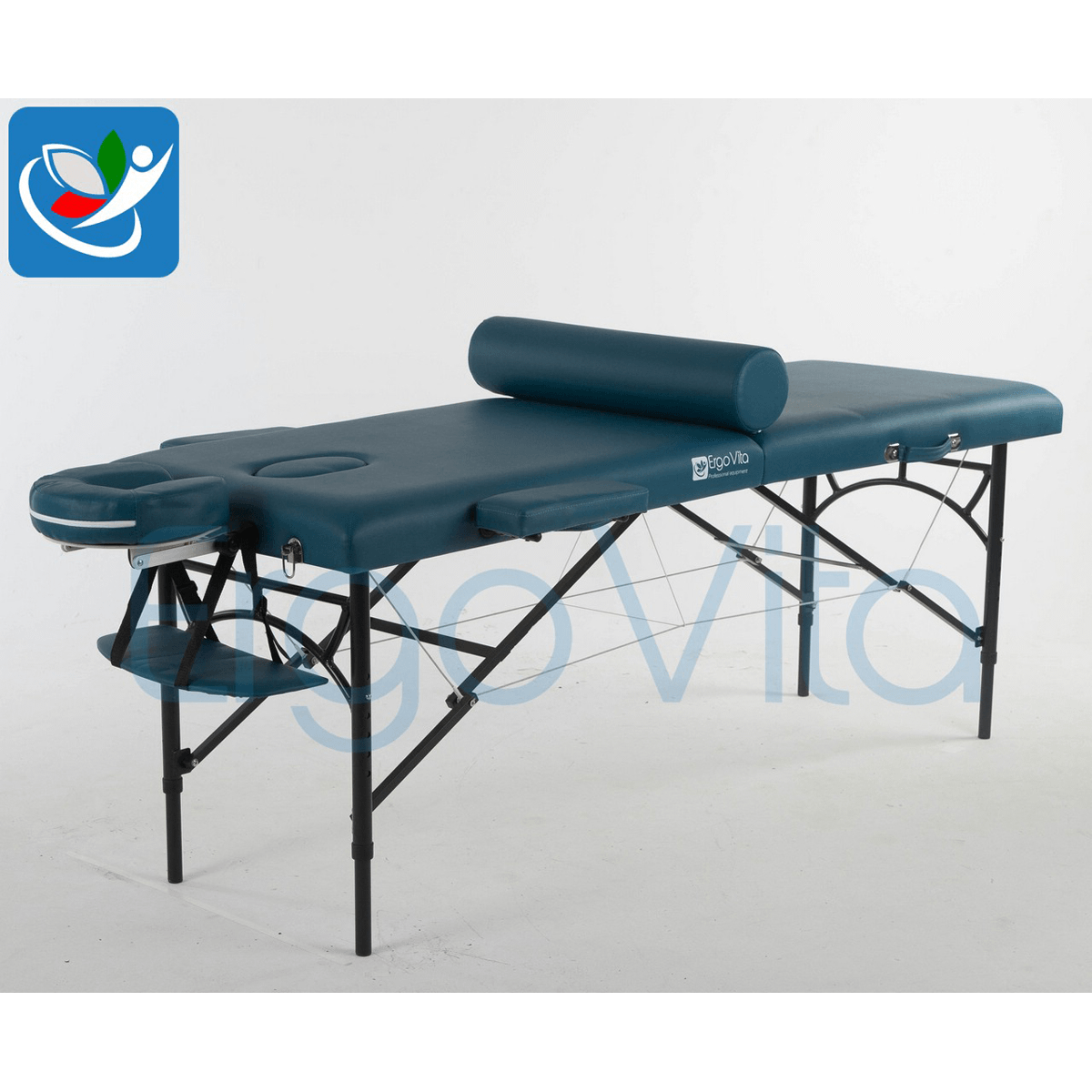 Массажный стол ErgoVita Master Alu (сине-зеленый) - фото 1 - id-p67692486