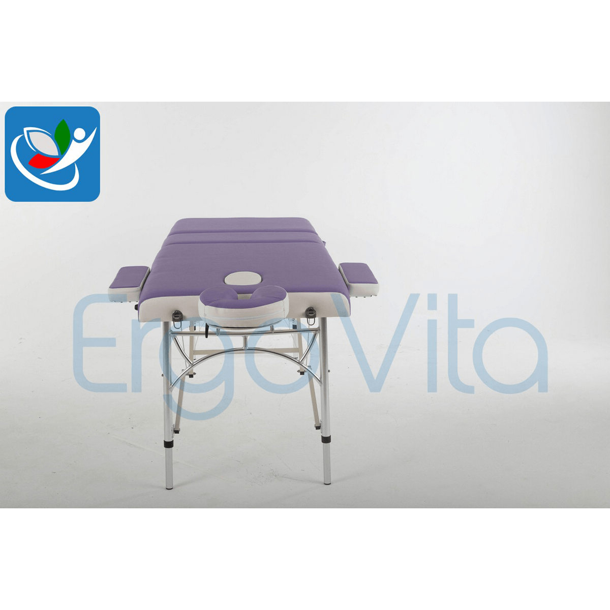 Массажный стол ErgoVita Master Alu Comfort Plus (сиреневый+белый) - фото 2 - id-p91395938