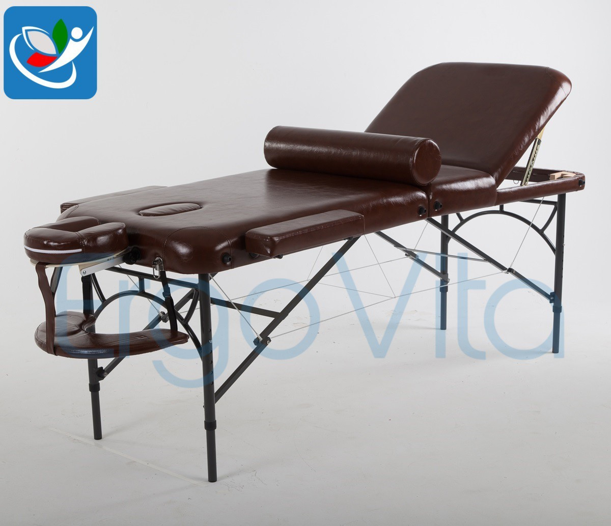 Массажный стол ErgoVita ELITE SKYLINE (коричневый) - фото 1 - id-p114499025