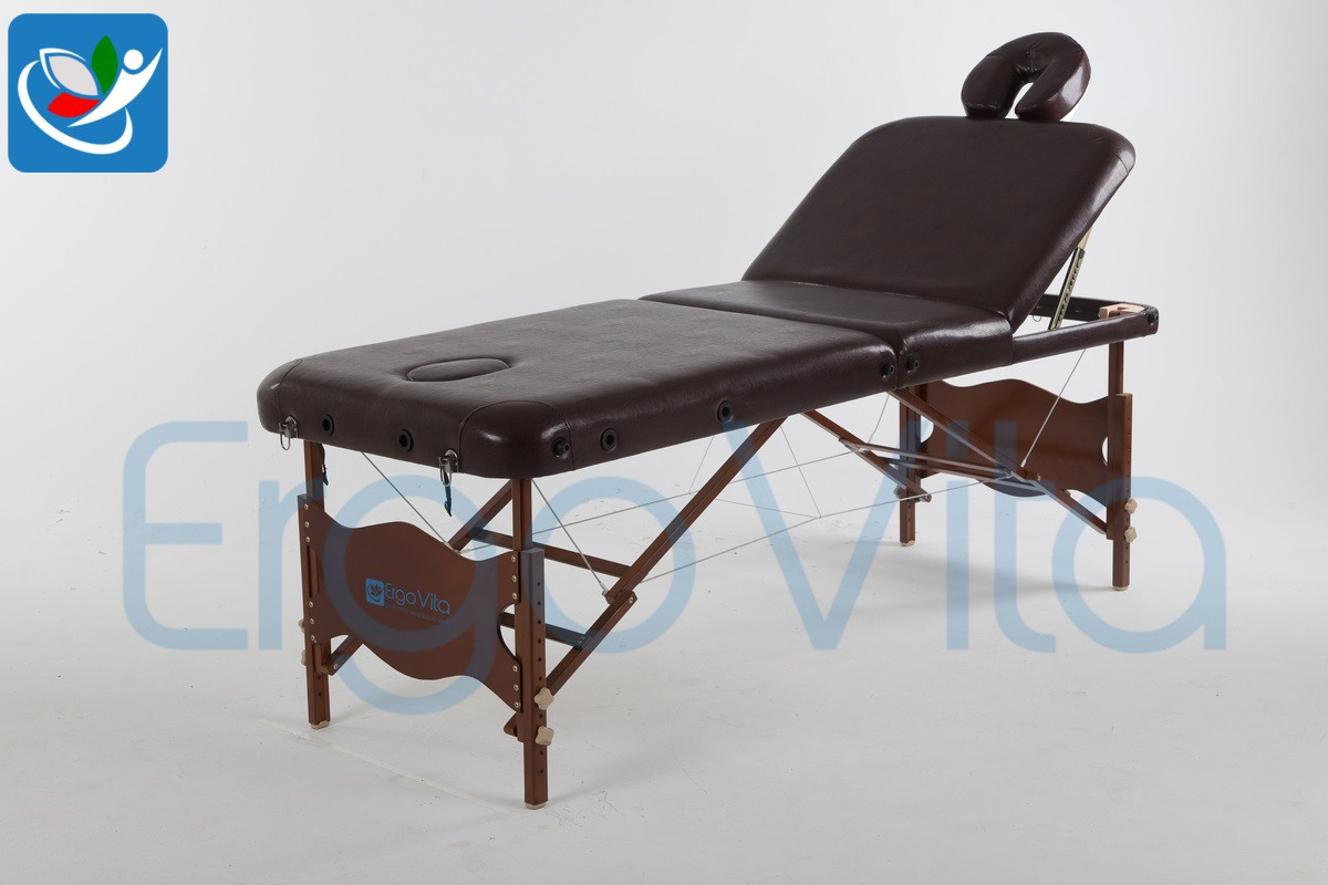 Массажный стол ErgoVita ELITE TITAN (темно-коричневый) - фото 2 - id-p114499034