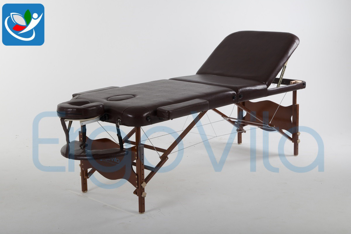 Массажный стол ErgoVita ELITE TITAN (темно-коричневый) - фото 4 - id-p114499034