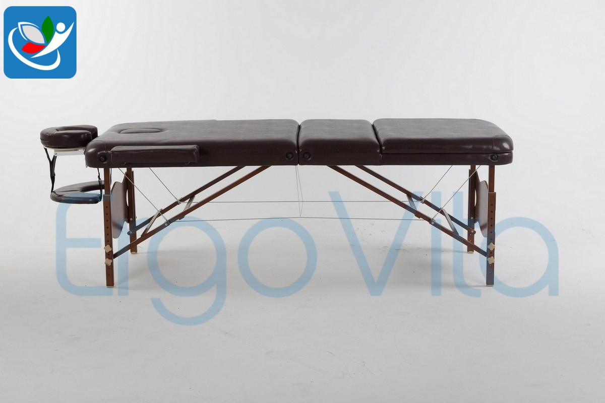 Массажный стол ErgoVita ELITE TITAN (темно-коричневый) - фото 6 - id-p114499034