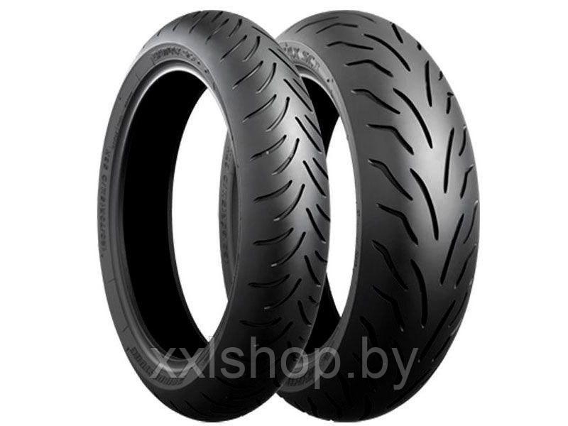 Резина для скутера Bridgestone Battlax SC 120/70-13 53P TL Front - фото 1 - id-p114534293