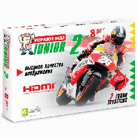 Игровая приставка DENDY Junior 2 Classic HDMI (8 bit, 2 дж. + пистолет, + картридж)