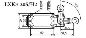 Конечный выключатель LXK3-20S/H2 ЭНЕРГИЯ, фото 2