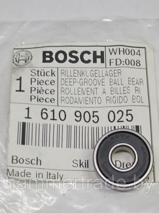 1610905025 Радиальный шарикоподшипник 607 для Bosch - фото 2 - id-p70634654